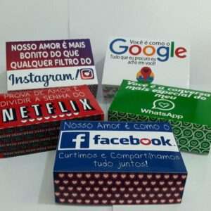 caixas dia dos namorados redes sociais arquivo digital arquivo de corte