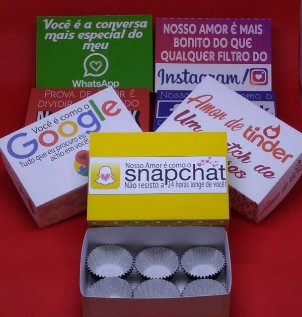 Caixas Dia dos Namorados Redes Sociais - Arquivo Digital - Imagem 2