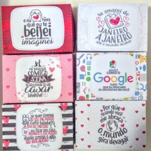 caixas doces temas musicais arquivo digital papelaria