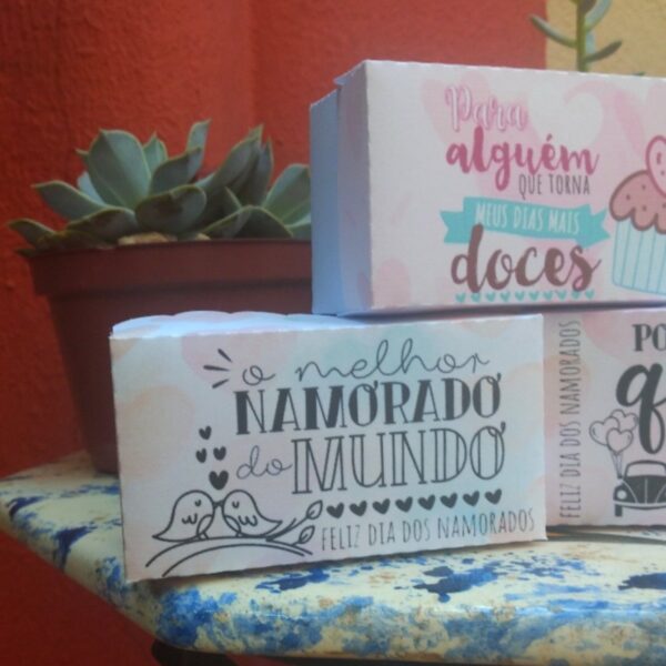 Caixas Pequenas Doces Dia dos Namorados - Arquivo Digital - Imagem 3