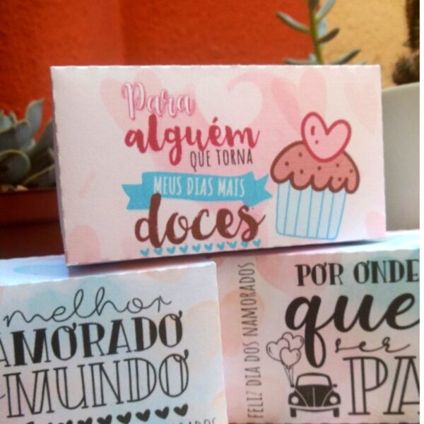 Caixas Pequenas Doces Dia dos Namorados - Arquivo Digital - Imagem 2