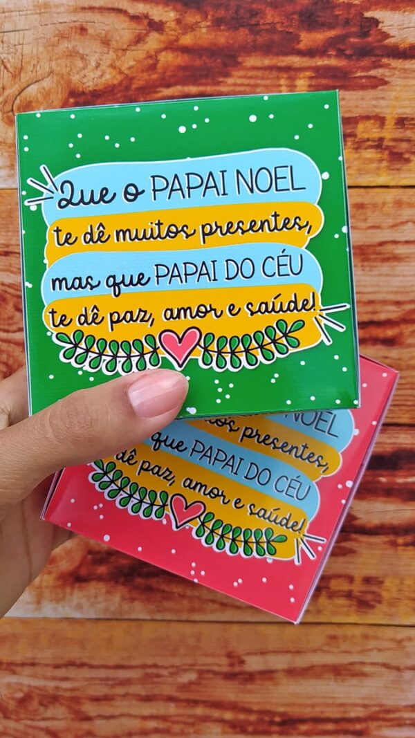 Caixinhas de Doces Natal - Arquivo Digital