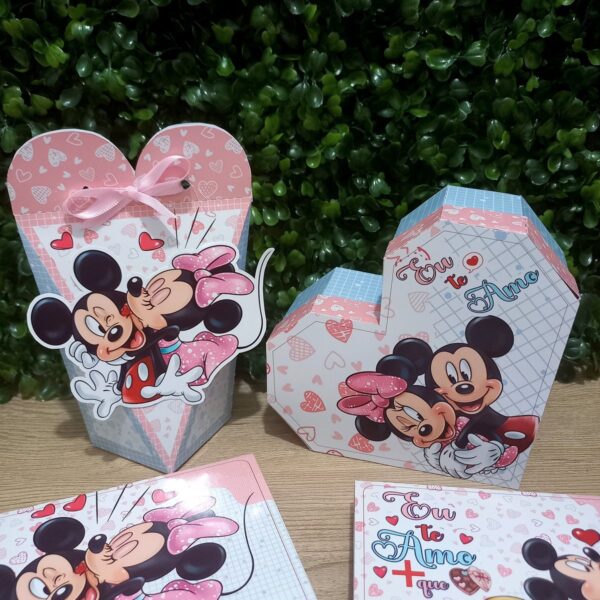 Caixinhas Mickey e Minnie Namorados - Studio
