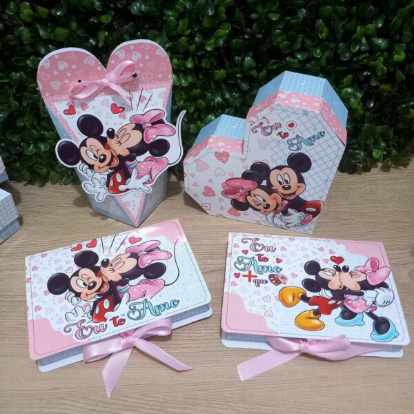 Caixinhas Mickey e Minnie Namorados - Studio
