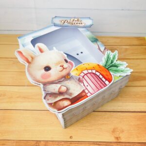 Caixinhas Personalizadas Páscoa Menino - Arquivo Digital