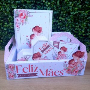 Caixinhas Personalizados Dia das Mães - Arquivo Digital