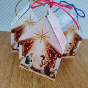 caixinhas presepio natal png e pdf personalizacao