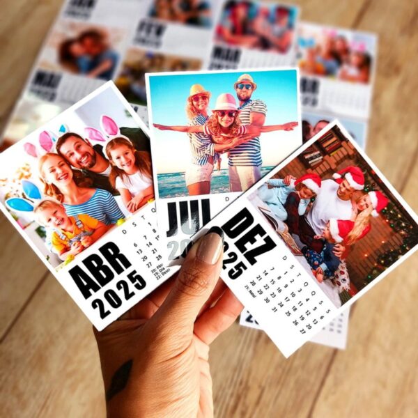 Calendário Polaroid 2025 - Arquivo Digital - Imagem 3