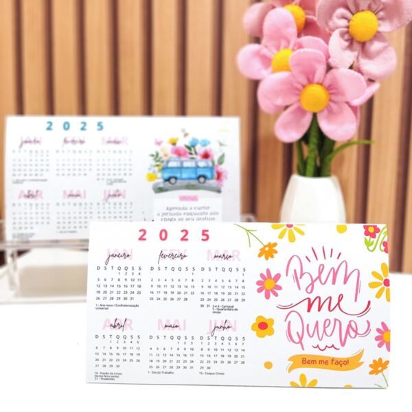 Calendários de Mesa 2025 - Arquivo Digital