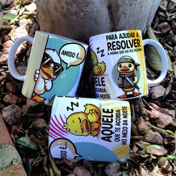Caneca Amigo Pato da Vida - Png e Corel - Imagem 3