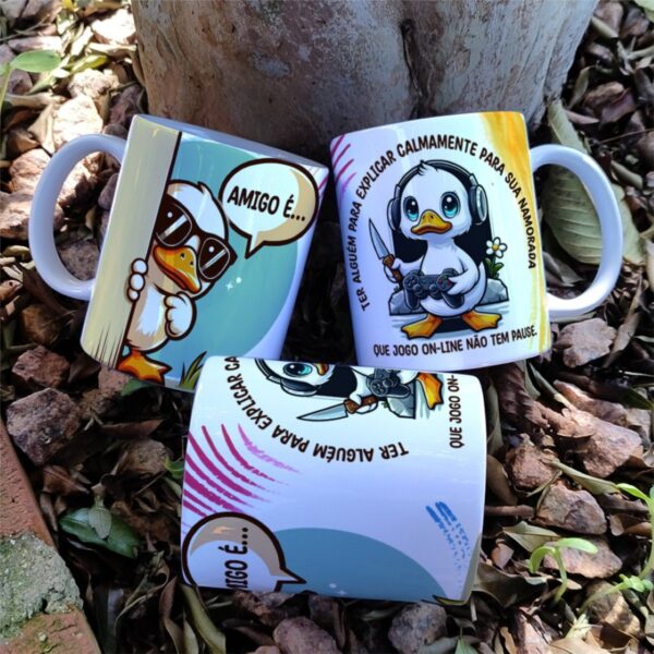 Caneca Amigo Pato da Vida - Png e Corel - Imagem 5