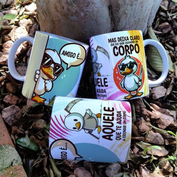 Caneca Amigo Pato da Vida - Png e Corel - Imagem 2