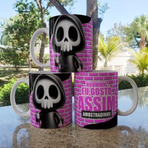caneca amostradinho cute png e corel papel e cia