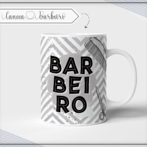 caneca barbeiro profissoes arte digital profissoes canecas