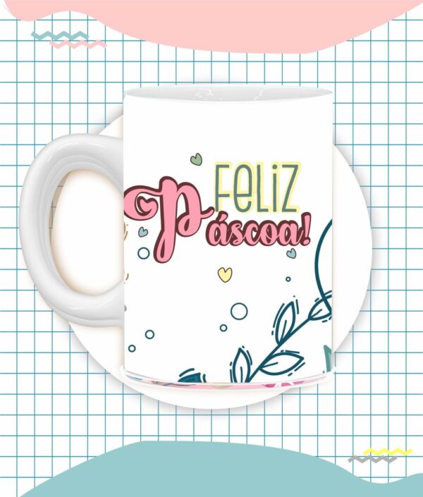 Caneca Páscoa 6 - Arquivo Digital
