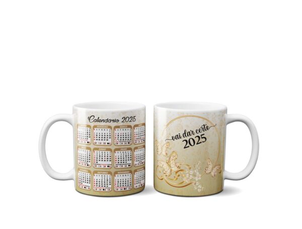Canecas Calendarios 2025 Png pdf Corel - Imagem 5