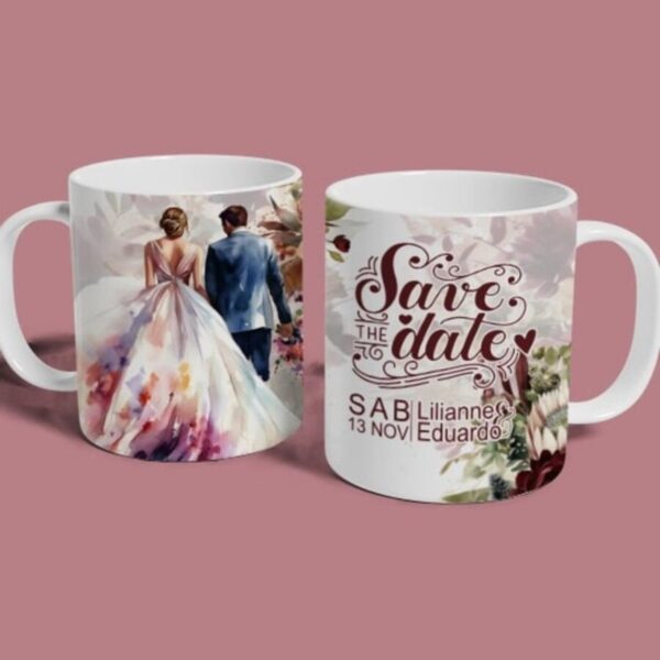 Canecas Save The Date - Arquivo Digital