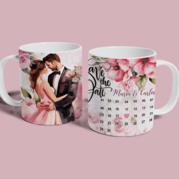 Canecas Save The Date - Arquivo Digital