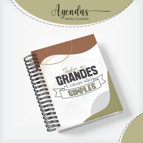 Capa Agenda Masculina Grandes Coisas - Arquivo Digital