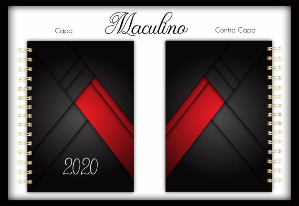 Capa e Contracapa Masculino - Arquivo Digital