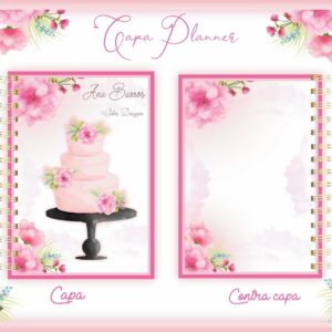 capa planner confeitaria arq digital arte digital