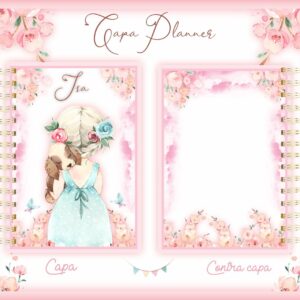 capa planner menina arq digital papelaria