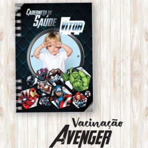 capa vacinacao menino vingadores arquivo digital caderneta vacinacao 1