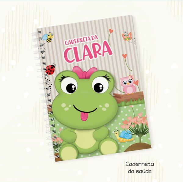 Capa Vacinação Sapinho Menina - Arquivo Digital