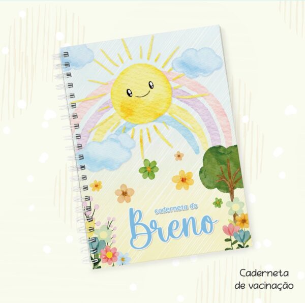 Capa Vacinação Solzinho Menino - Arquivo Digital
