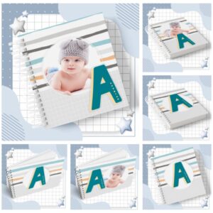 capas encadernacao alfabeto menino arquivo digital papel e cia