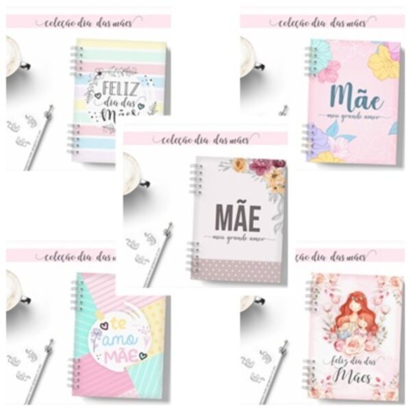 Capas Encadernação Coleção Dia das Mães - Arquivo Digital - Imagem 2