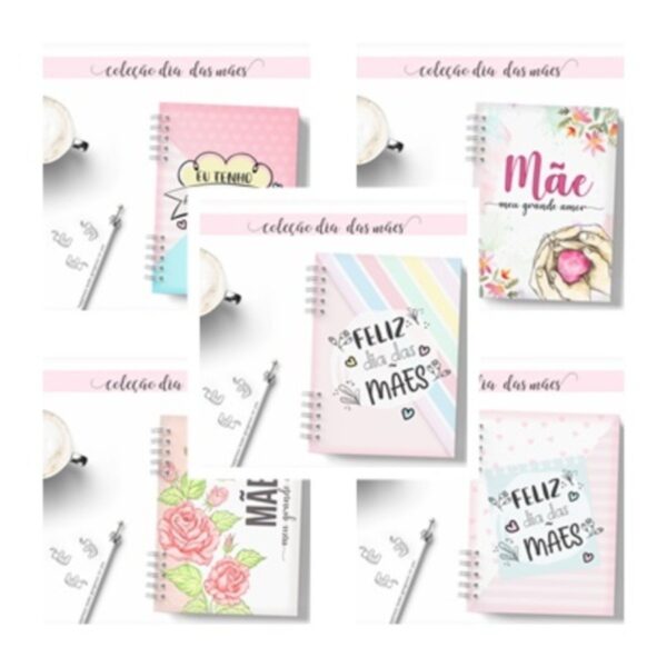 Capas Encadernação Coleção Dia das Mães - Arquivo Digital