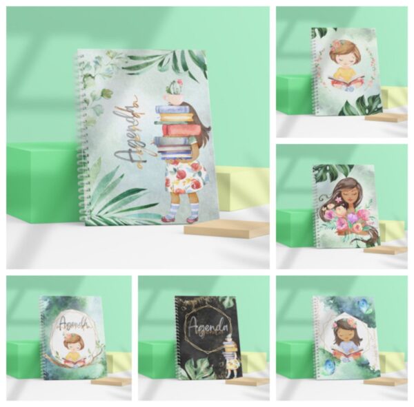 Capas Encadernação Meninas - Arquivo Digital