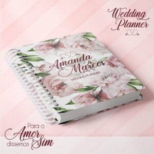 Capas Florais Planner Noiva - Arquivo Digital