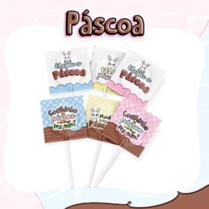 capas para pirulitos pascoa coloridos arquivo digital capas para pirulitos pascoa