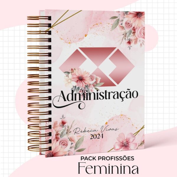 Capas Profissões Feminina Rosa - Arquivo Digital