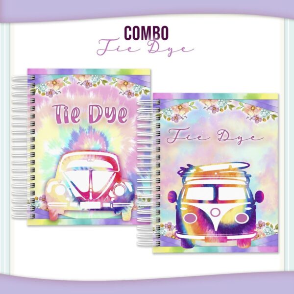 Capas Tie Dye Fusca e Kombi - Arquivo Digital