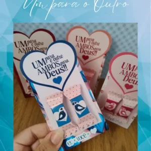 Card Balinha Personalizadas Um para o Outro PDF para Baixar
