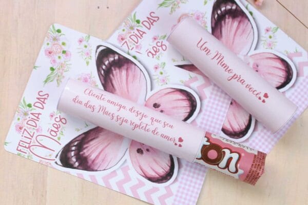 Card Baton Chocolate Dia das Mães - Arquivo Digital