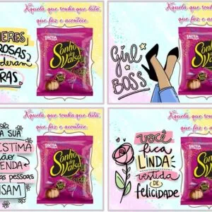 Card Bombom Mulheres - Arquivo Digital