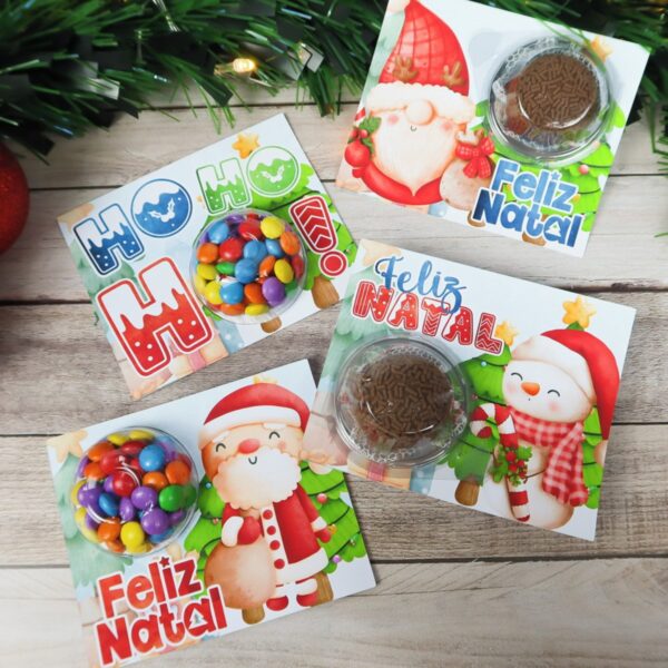 Card e Cartão Blister Natal - Arquivo Digital