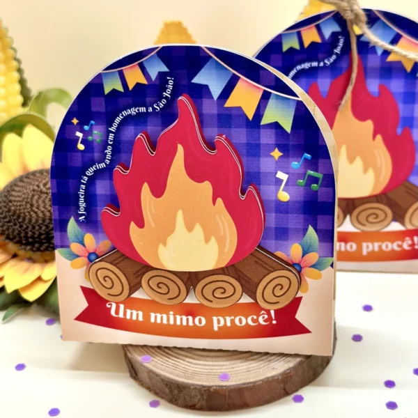 Card Mimo Festa Junina São João Bombom Paçoca Balinha