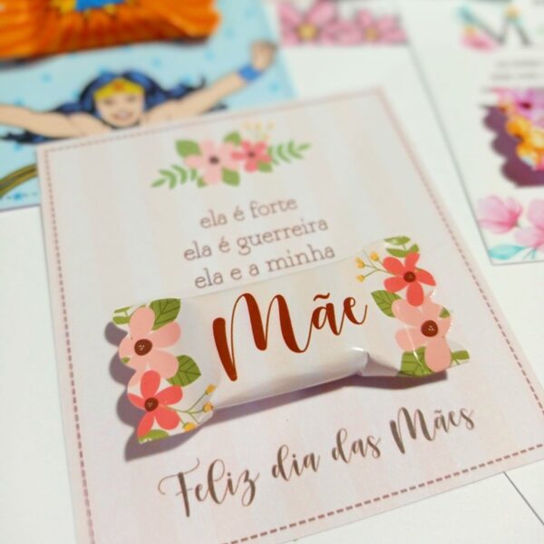 Cards e Balinhas Dia das Mães - Arquivo Digital