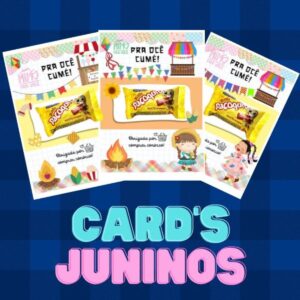 Cards Festa Junina - Arquivo para Imprimir