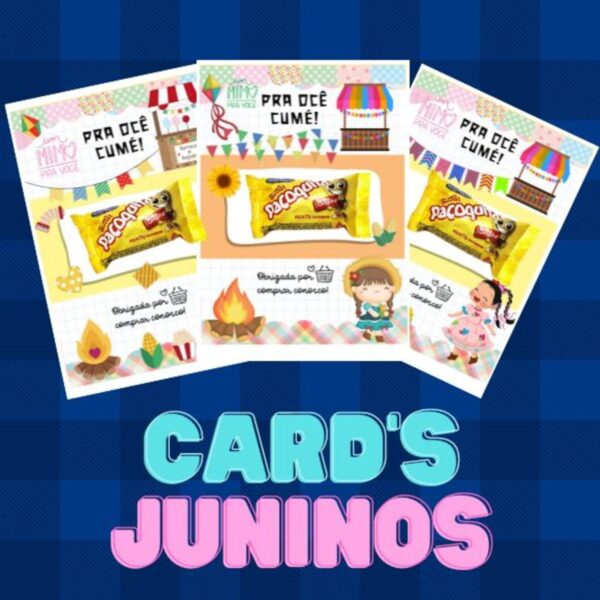 Cards Festa Junina - Arquivo para Imprimir