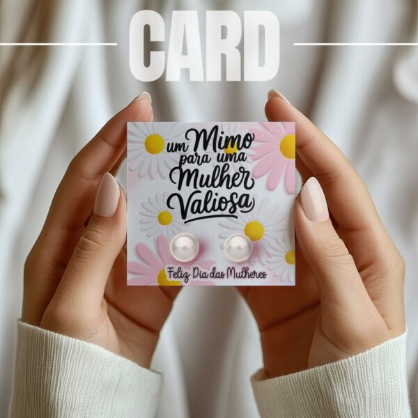 Cards + Fundos Mulheres: Ideal para Presentes e Brindes