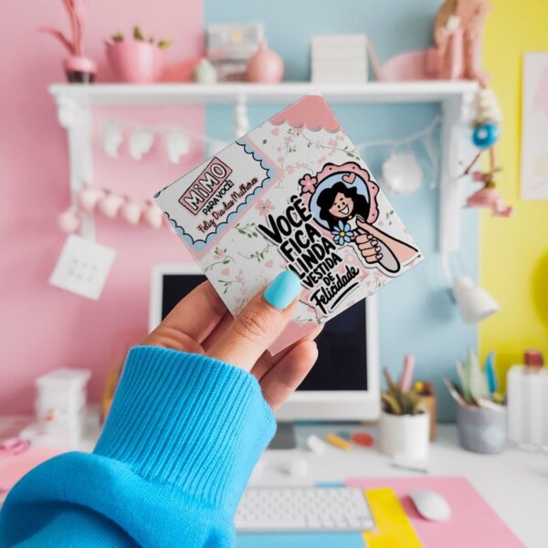 Cards + Fundos Mulheres: Ideal para Presentes e Brindes