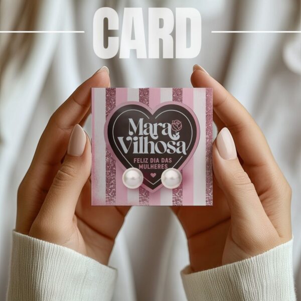 Cards + Fundos Mulheres: Ideal para Presentes e Brindes