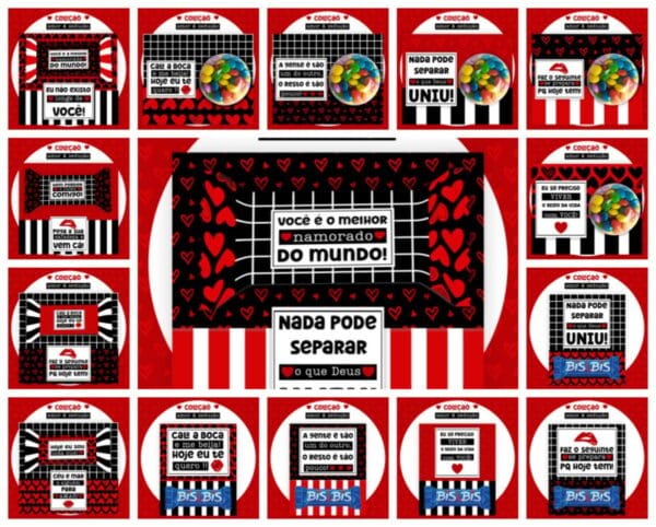 Cards Mimos Dia dos Namorados - para Imprimir