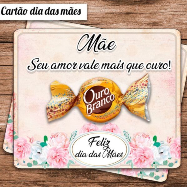 Cartão Dia das Mães Bombom Studio e pdf